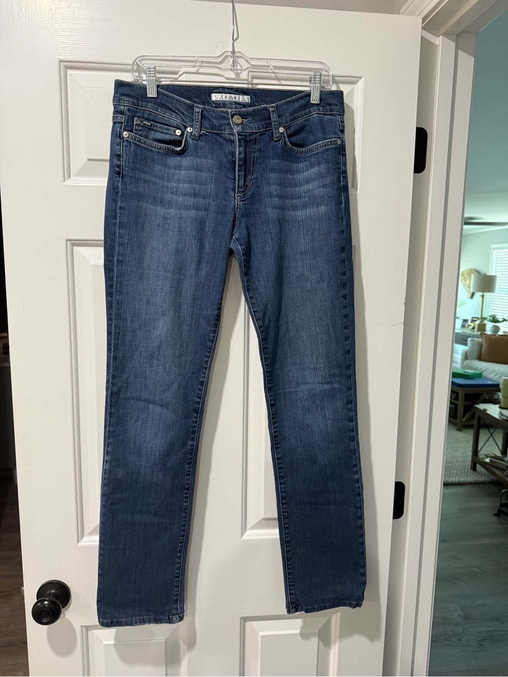 Women’s Dark Blue Slim Straight Jeans